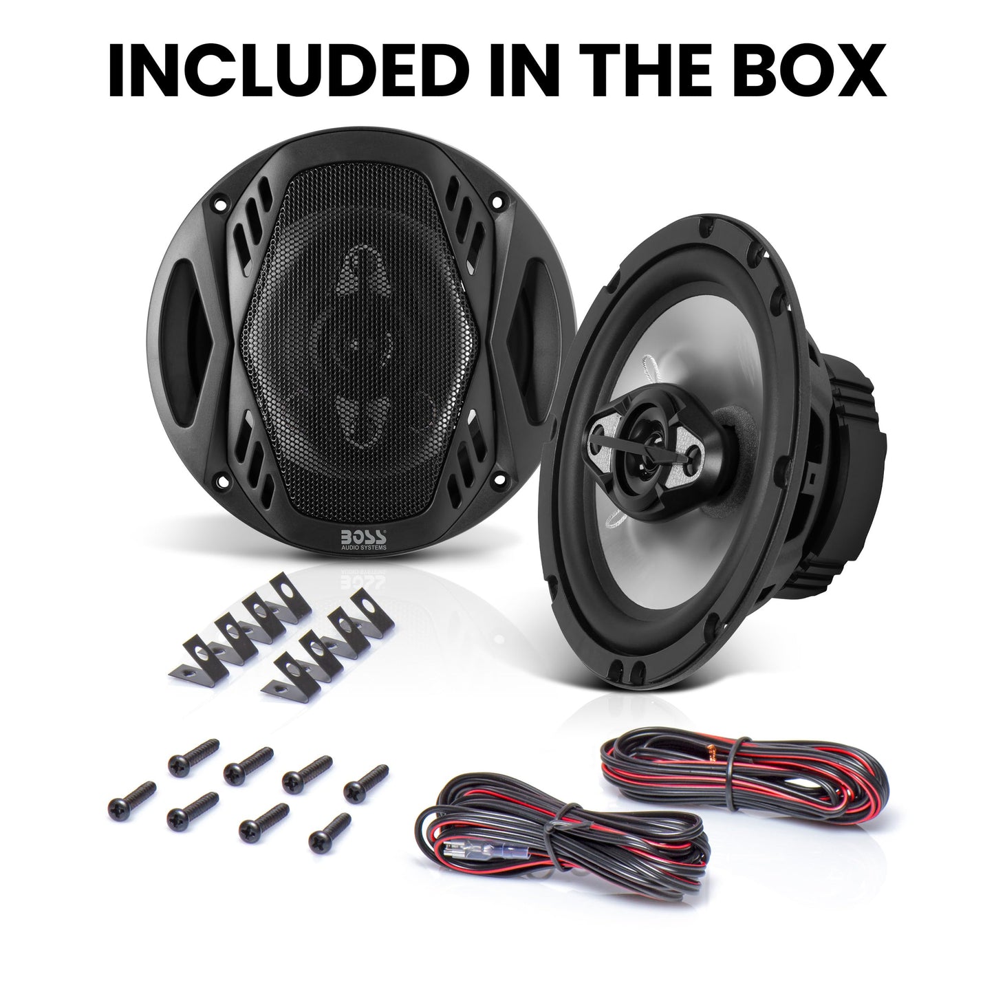 BOSS Audio Systems NX694 6 x 9 Inch Car Door Speakers - 800 Watts (per Pair), Coaxial, 4 Way, Full Range 4 Ohms, Sold in Pairs, Bocinas para Carro
