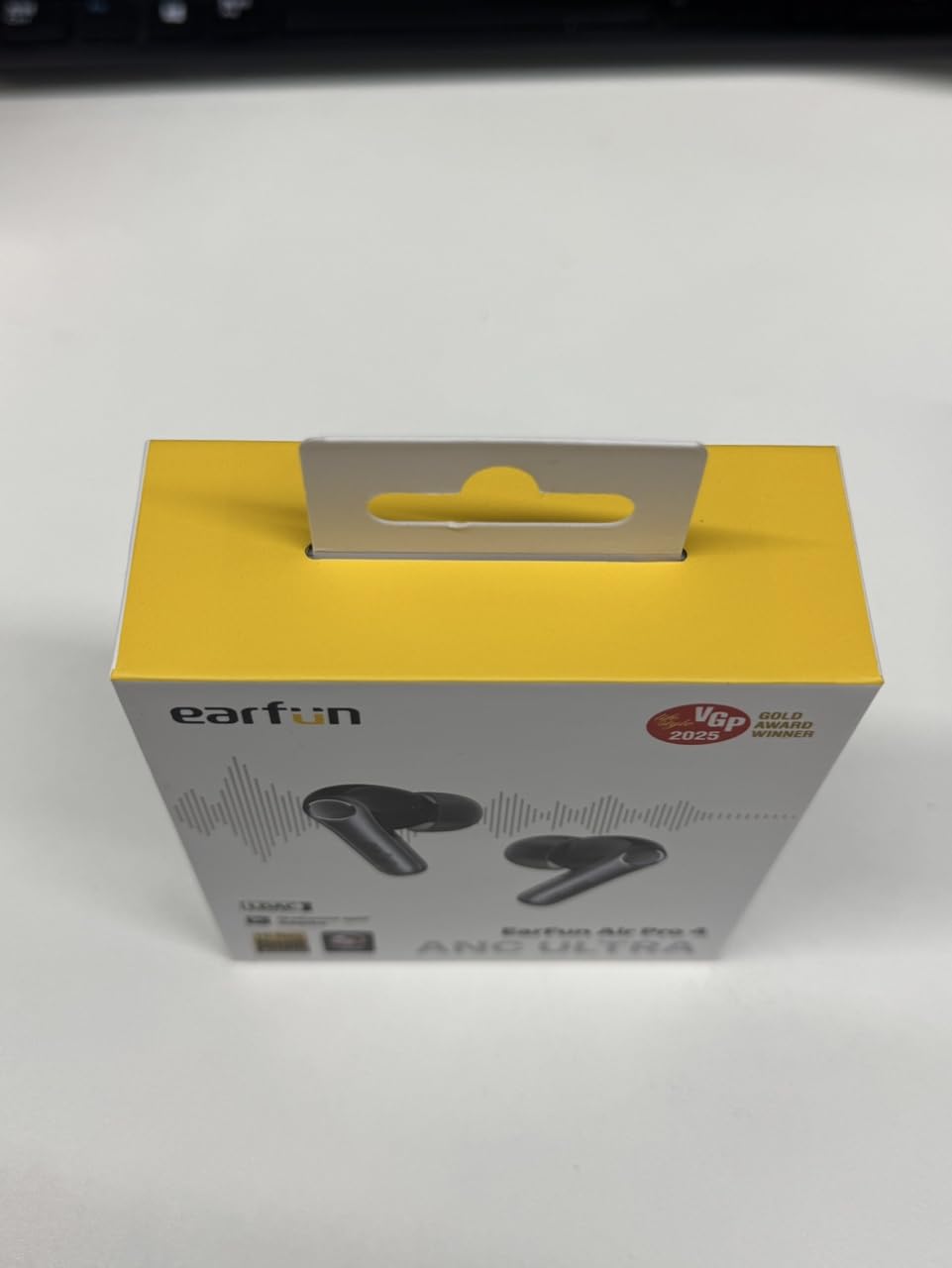 EarFun Air Pro 4 Adaptive Noise Cancelling Wireless Earbuds Bluetooth | Qualcomm Snapdragon Sound,aptX™ Lossless,6 Mics AI cVc 8.0 Call,LDAC Hi-Res Audio, 52H Playtime,BT5.4,in-Ear Detection