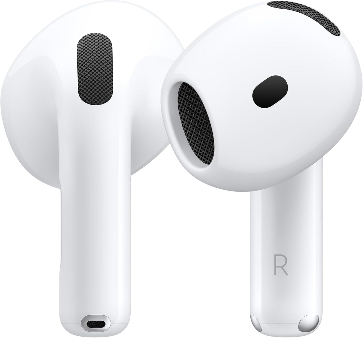 Apple AirPods 4 Wireless Earbuds, Bluetooth Headphones, Personalized Spatial Audio, Sweat- and Water-Resistant, USB-C Charging Case, H2 Chip, Up to 30 Hours of Battery Life
