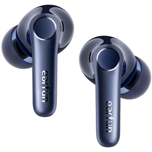 EarFun Air Pro 4 Adaptive Noise Cancelling Wireless Earbuds Bluetooth | Qualcomm Snapdragon Sound,aptX™ Lossless,6 Mics AI cVc 8.0 Call,LDAC Hi-Res Audio, 52H Playtime,BT5.4,in-Ear Detection