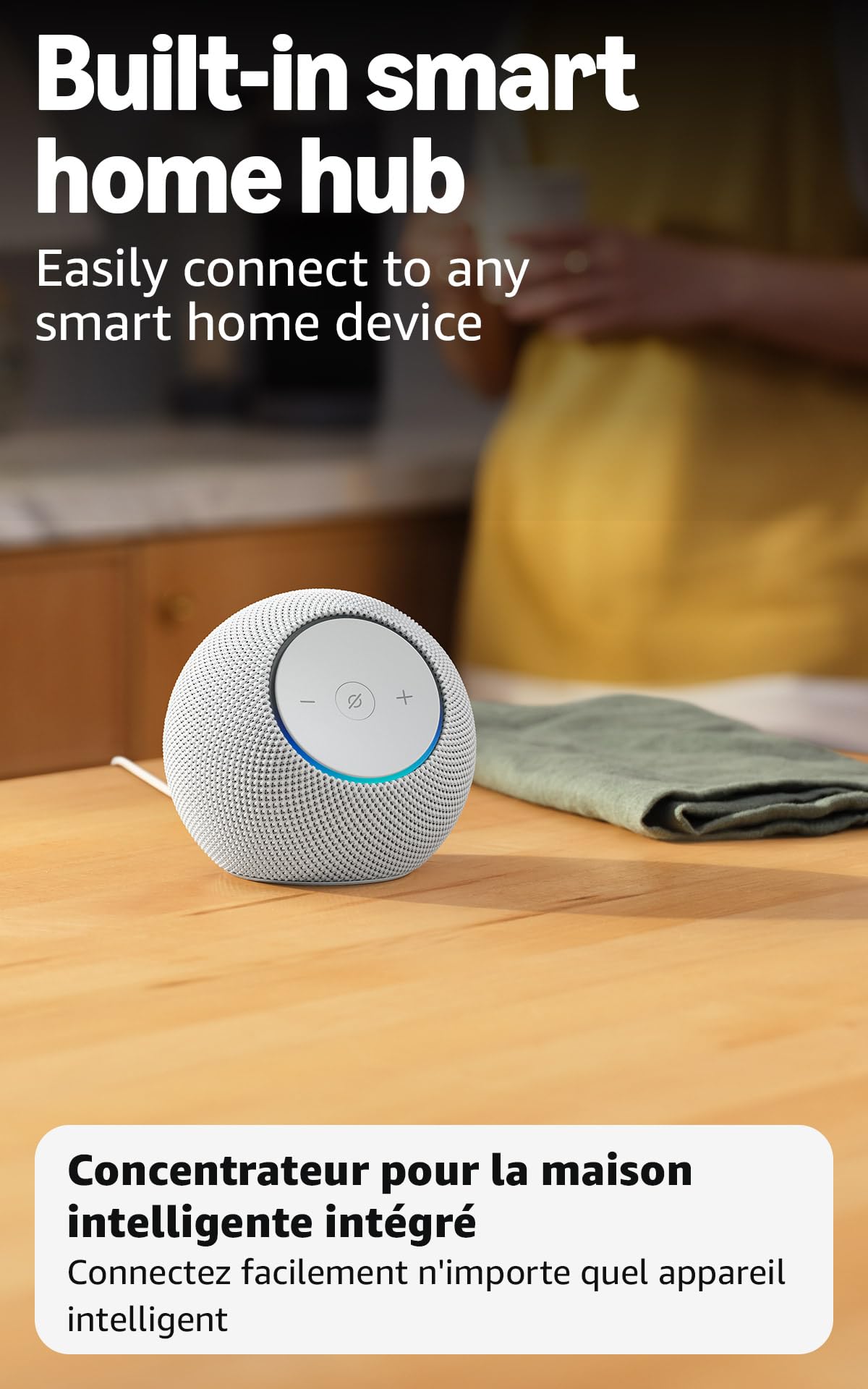 Amazon Echo Dot Max (newest model), Alexa speaker with room-filling sound and nearly 3x bass, Great for living rooms and medium-sized spaces, Designed for Alexa+, Graphite
