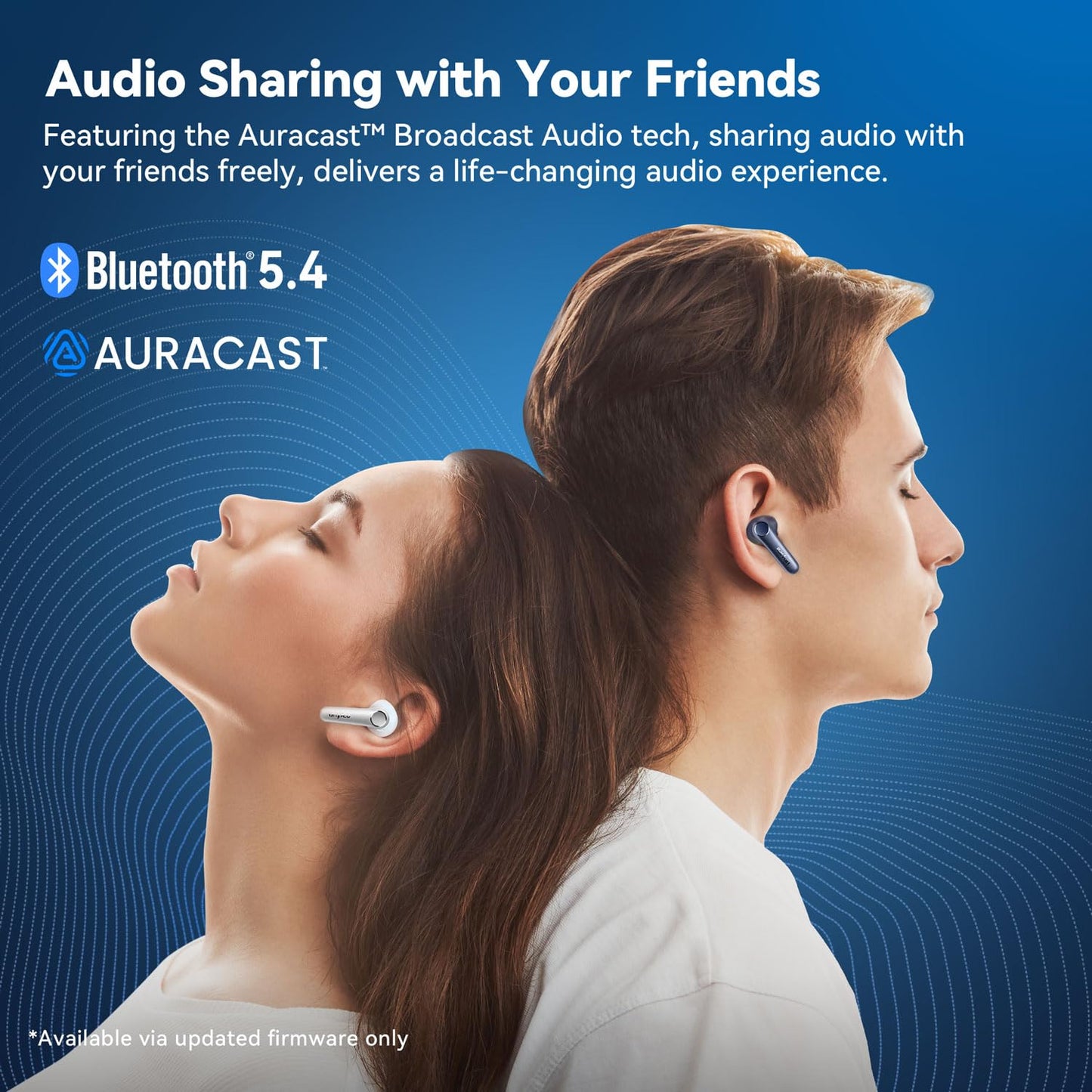 EarFun Air Pro 4 Adaptive Noise Cancelling Wireless Earbuds Bluetooth | Qualcomm Snapdragon Sound,aptX™ Lossless,6 Mics AI cVc 8.0 Call,LDAC Hi-Res Audio, 52H Playtime,BT5.4,in-Ear Detection