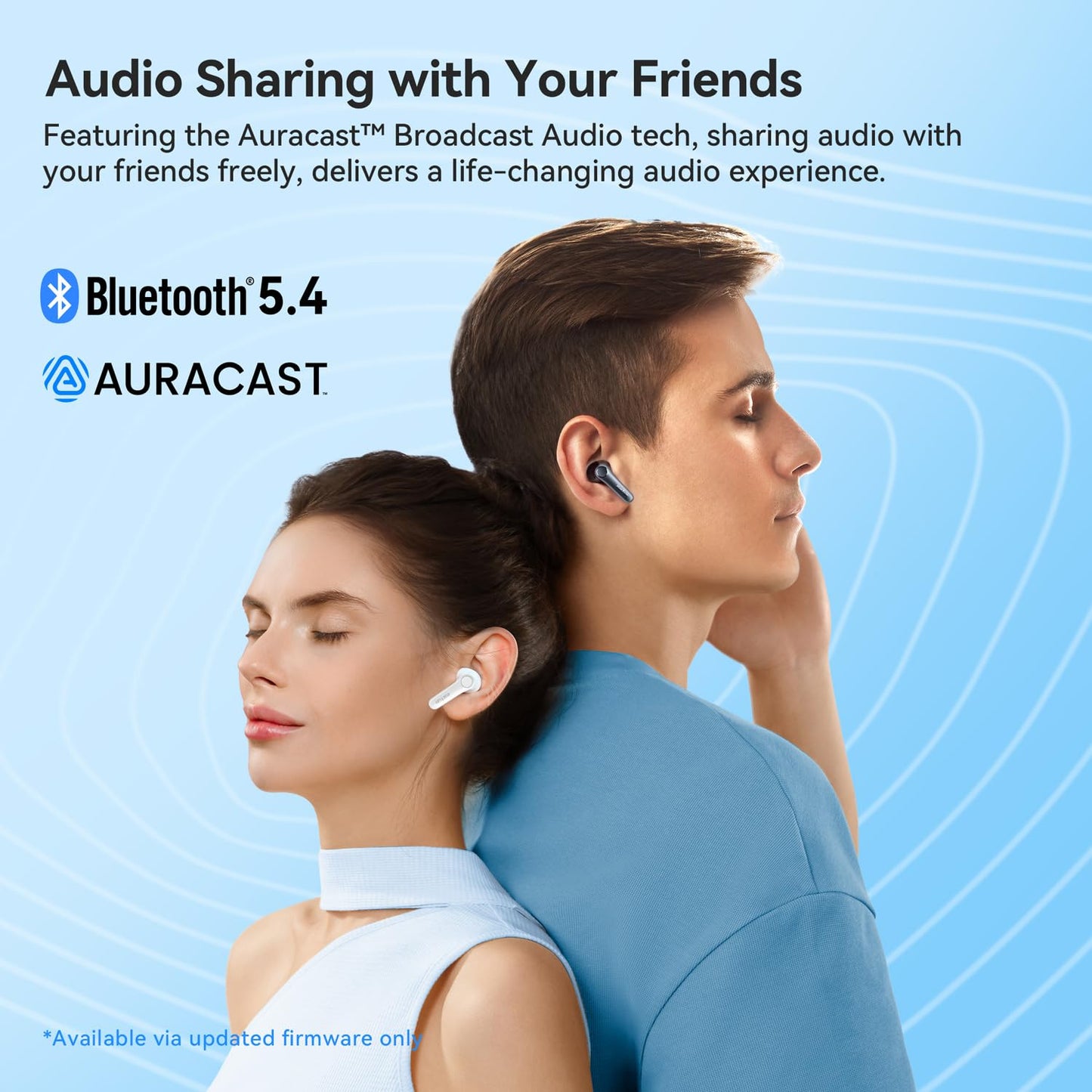 EarFun Air Pro 4 Adaptive Noise Cancelling Wireless Earbuds Bluetooth | Qualcomm Snapdragon Sound,aptX™ Lossless,6 Mics AI cVc 8.0 Call,LDAC Hi-Res Audio, 52H Playtime,BT5.4,in-Ear Detection