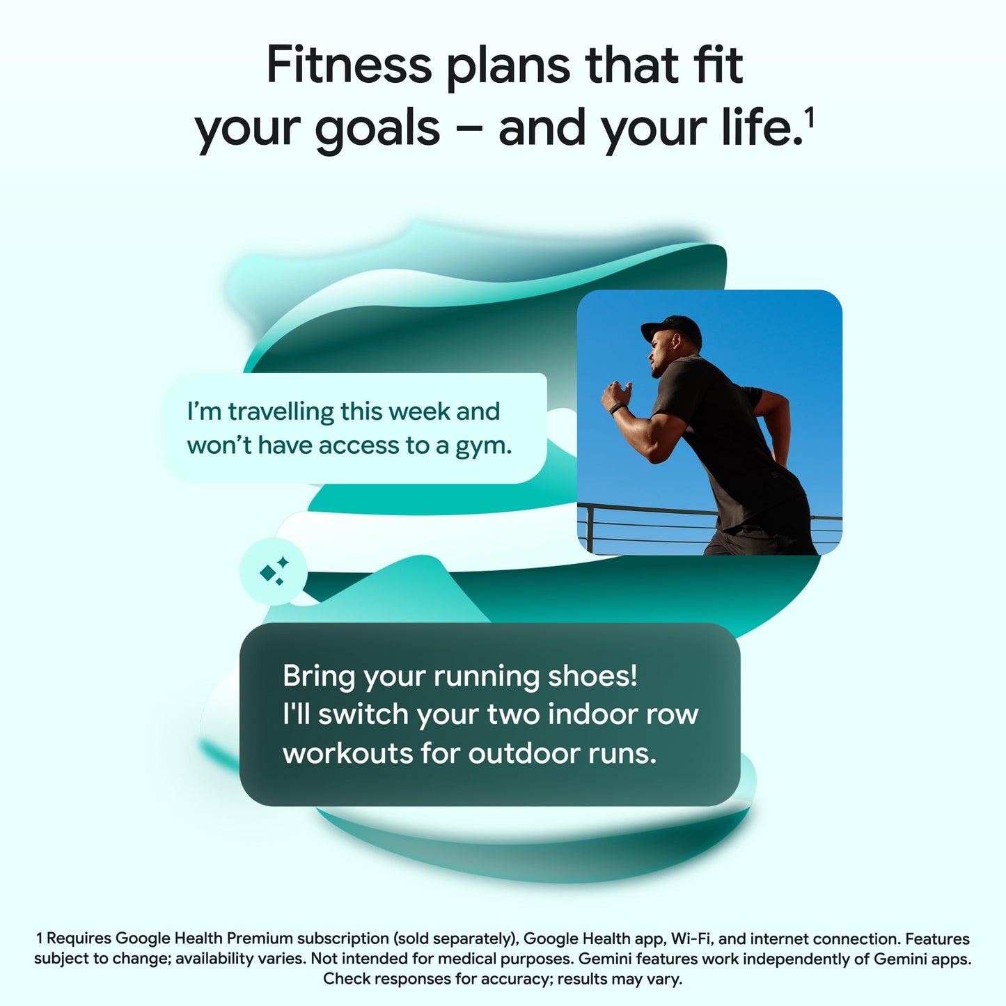 Google Fitbit Air - Screenless Activity Tracker with Fitness, Heart Rate, Sleep Tracking and More - Personalized AI-Powered Coaching - Compatible with iOS and Android - Obsidian